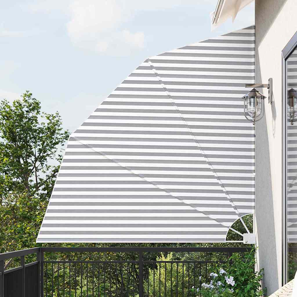 vidaXL Schermo di Privacy per Balcone Antracite e bianco 210 x 210 cm