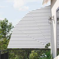 Schermo di Privacy per Balcone Antracite e bianco 210 x 210 cm 42000940