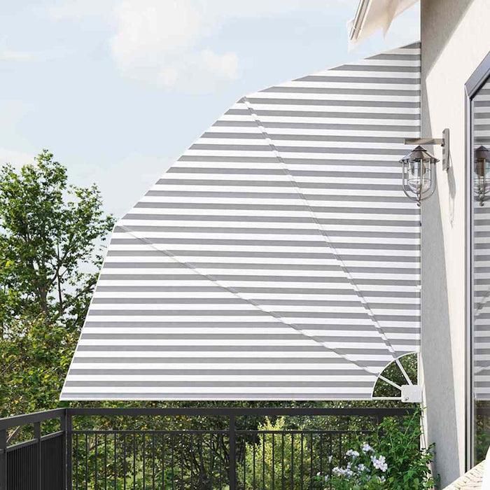 Schermo di Privacy per Balcone Antracite e bianco 210 x 210 cm 42000940