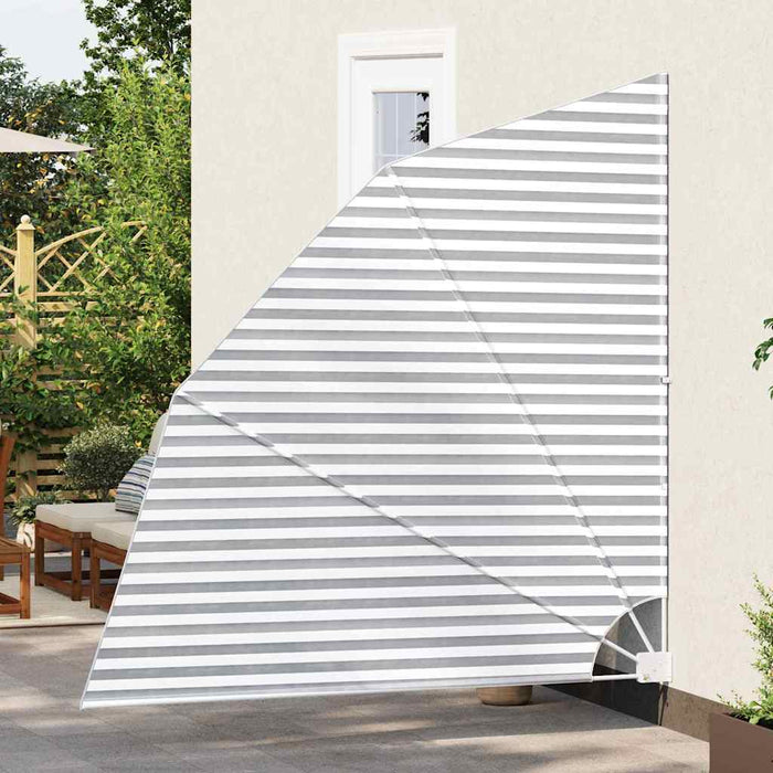 vidaXL Schermo di Privacy per Balcone Antracite e bianco 210 x 210 cm