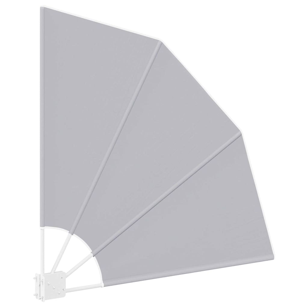 Schermo di Privacy per Balcone Grigio 115 x 115 cm Tessuto 42000941