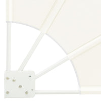 Schermo di Privacy per Balcone Crema 115 x 115 cm Tessuto 42000942