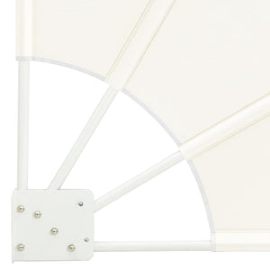 Schermo di Privacy per Balcone Crema 115 x 115 cm Tessuto 42000942