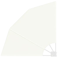 Schermo di Privacy per Balcone Crema 115 x 115 cm Tessuto 42000942