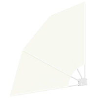 Schermo di Privacy per Balcone Crema 115 x 115 cm Tessuto 42000942