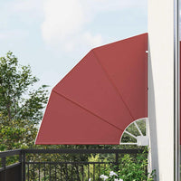 Schermo di Privacy per Balcone Terracotta 115 x 115 cm Tessuto 42000943