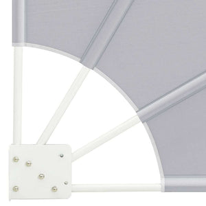 Schermo di Privacy per Balcone Grigio 160 x 160 cm Tessuto 42000944