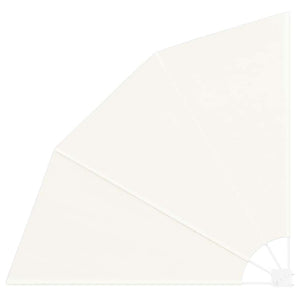 Schermo di Privacy per Balcone Crema 160 x 160 cm Tessuto 42000945