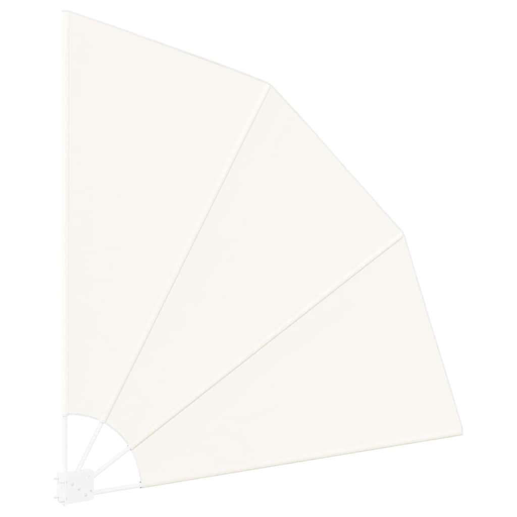 vidaXL Schermo di Privacy per Balcone Crema 160 x 160 cm Tessuto