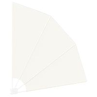 Schermo di Privacy per Balcone Crema 160 x 160 cm Tessuto 42000945