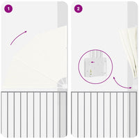 Schermo di Privacy per Balcone Crema 160 x 160 cm Tessuto 42000945