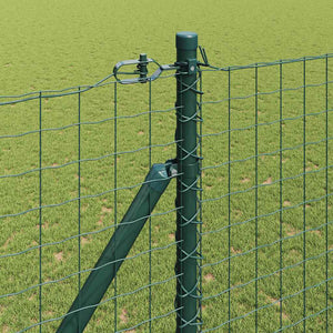 Pali per Recinzione 7 pcs Verde Ø32mm 170 cm Acciaio zincato 42004246