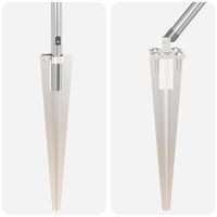 Pali per Recinzione 13 pcs Argento Ø32mm 170 cm Acciaio zincato 42004279