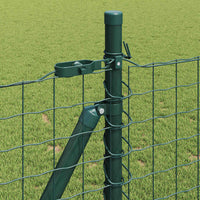Pali per Recinzione 13 pcs Verde Ø32mm 90 cm Acciaio zincato 42004287