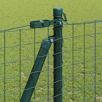 Pali per Recinzione 7 pcs Verde Ø32mm 150 cm Acciaio zincato 42004292