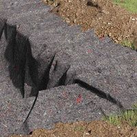 Pile per piscina Grigio 1 x 10 m Poliestere e cotone 4013445