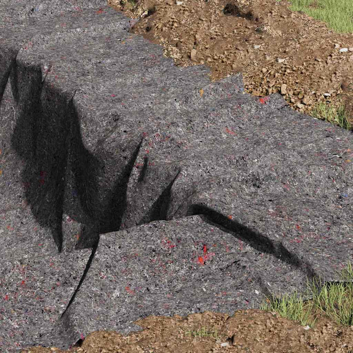 Pile per piscina Grigio 1 x 10 m Poliestere e cotone 4013445