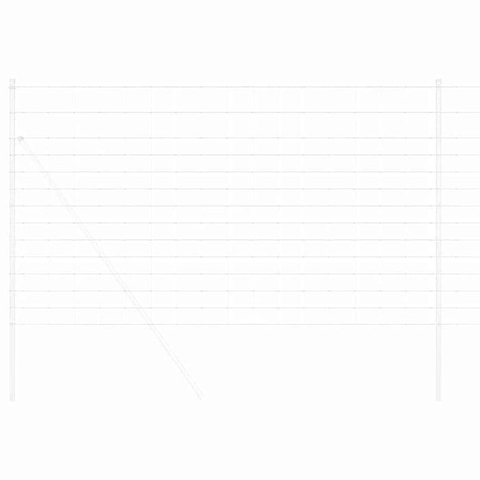 Recinzione da campo Grigio 1.4 x 10 m Acciaio 42005789