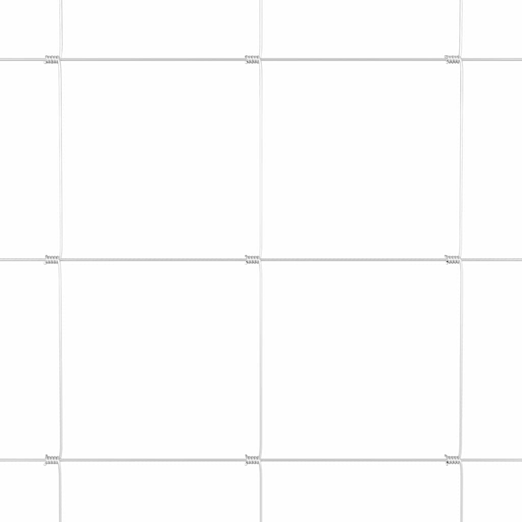 Recinzione da campo Grigio 1.5 x 10 m Acciaio 42005791