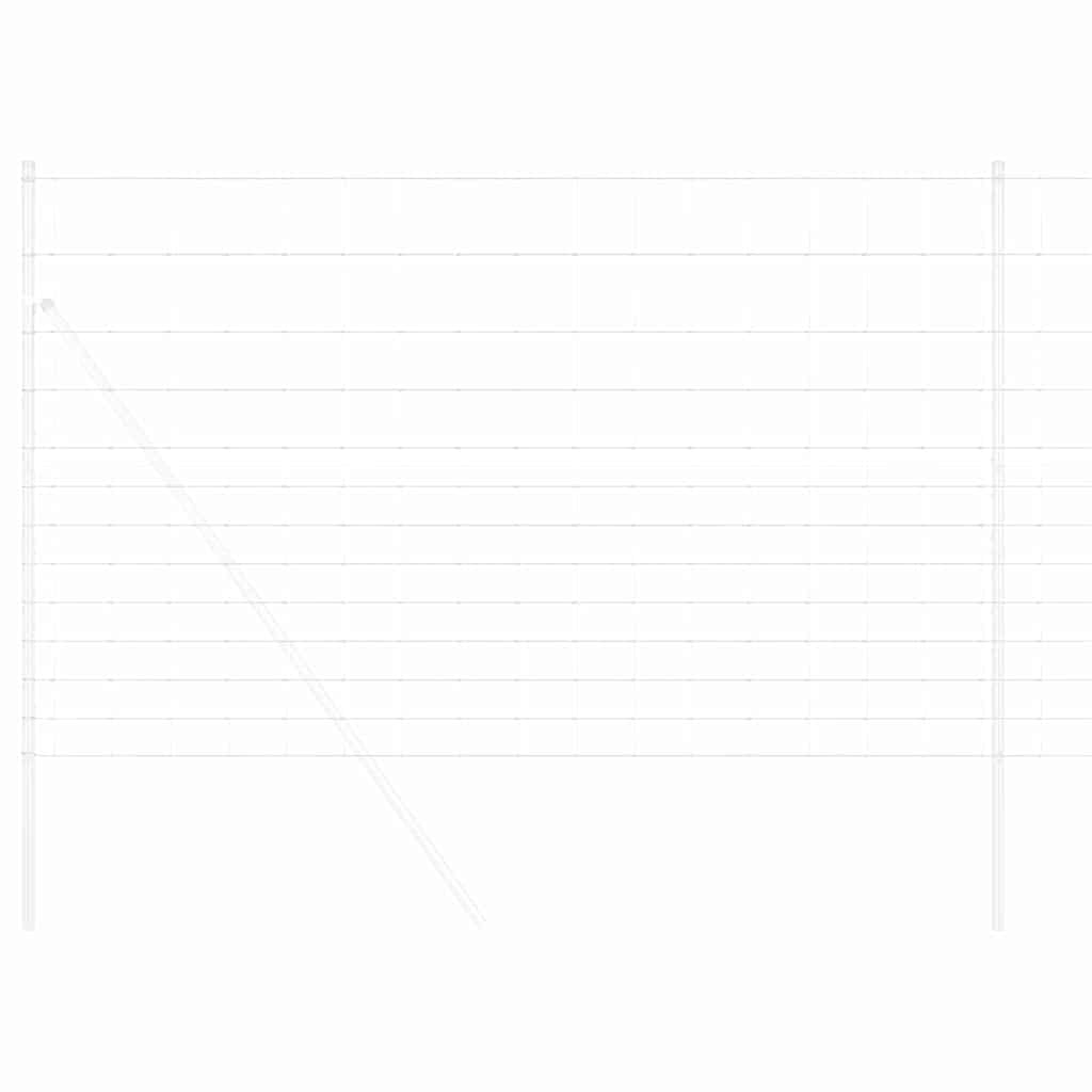 Recinzione da campo Grigio 1.5 x 10 m Acciaio 42005791