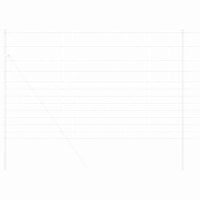 Recinzione da campo Grigio 1.5 x 10 m Acciaio 42005791