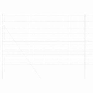 Recinzione da campo Grigio 1.5 x 10 m Acciaio 42005791