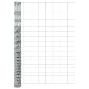 Recinzione da campo Grigio 1.6 x 10 m Acciaio 42005797