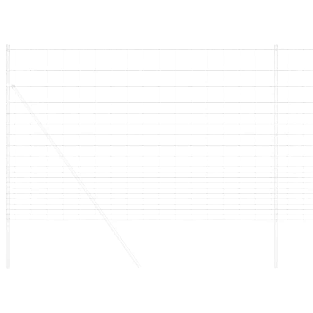 Recinzione da campo Grigio 1.6 x 10 m Acciaio 42005797