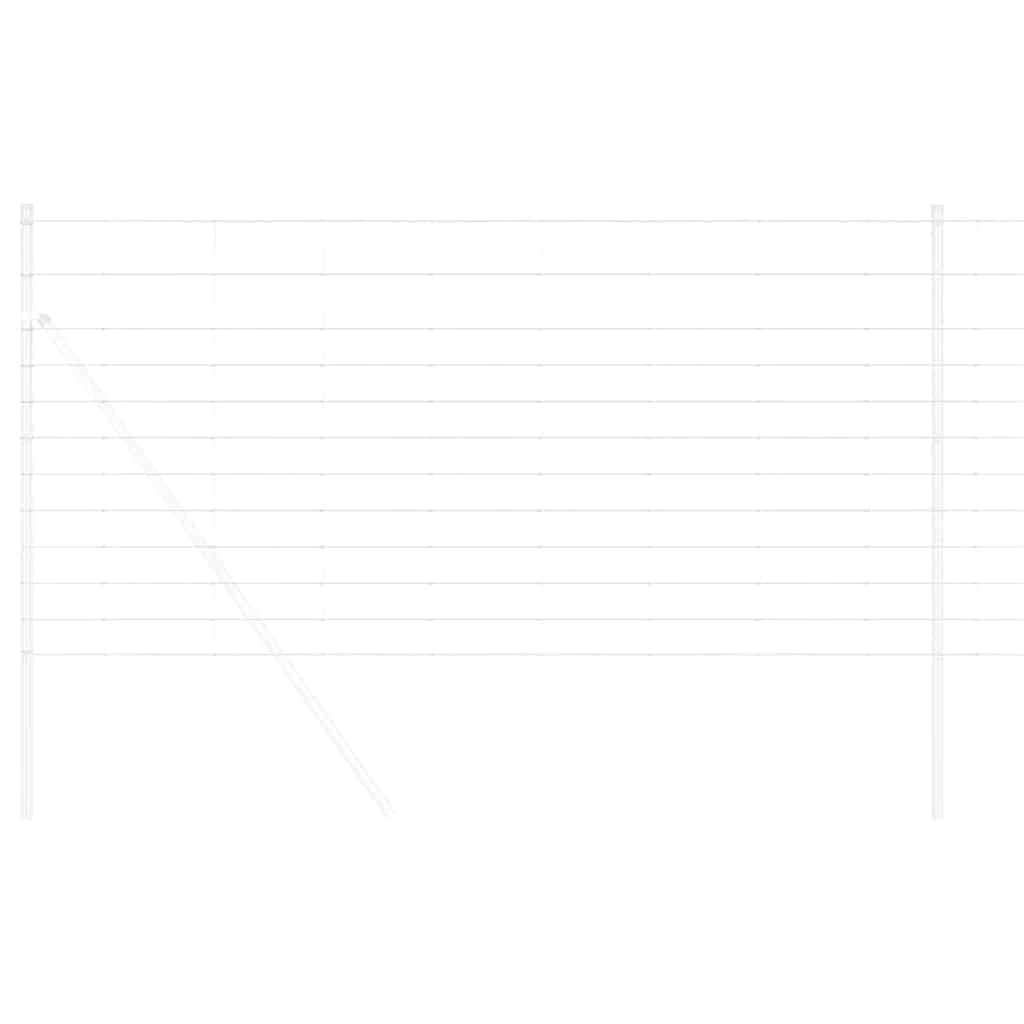 Recinzione da campo Argento 25 x 1,2 m Acciaio zincato 42005812