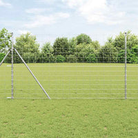 Recinzione da campo Argento 25 x 1.4 m Acciaio zincato 42005817