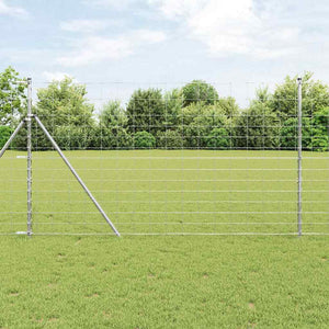 Recinzione da campo Argento 25 x 1.4 m Acciaio zincato 42005817