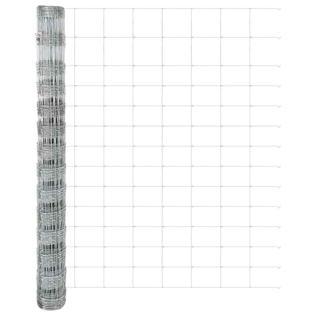 Recinzione da campo Argento 25 x 1.4 m Acciaio zincato 42005817