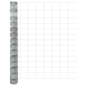 Recinzione da campo Argento 25 x 1.4 m Acciaio zincato 42005817