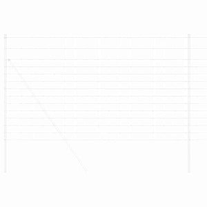 Recinzione da campo Argento 25 x 1.4 m Acciaio zincato 42005817