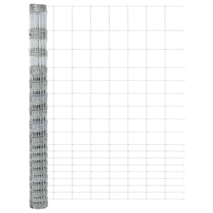 Recinzione da campo Argento 25 x 1.5 m Acciaio zincato 42005821
