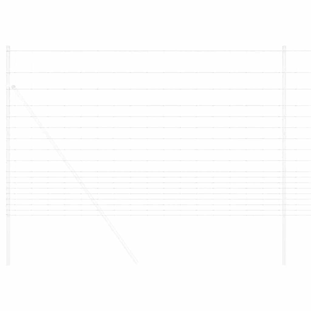 Recinzione da campo Argento 25 x 1.5 m Acciaio zincato 42005821