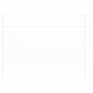 Recinzione da campo Argento 25 x 1.5 m Acciaio zincato 42005821