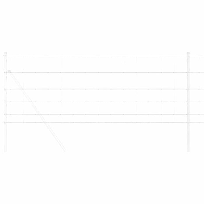 Recinzione da campo Argento 50 x 0.8 m Acciaio zincato 42005829