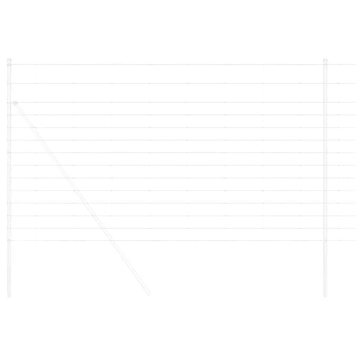 Recinzione da campo Argento 50 x 1.4 m Acciaio zincato 42005846