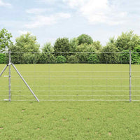 Recinzione da campo Argento 100 x 1 m Acciaio zincato 42005862