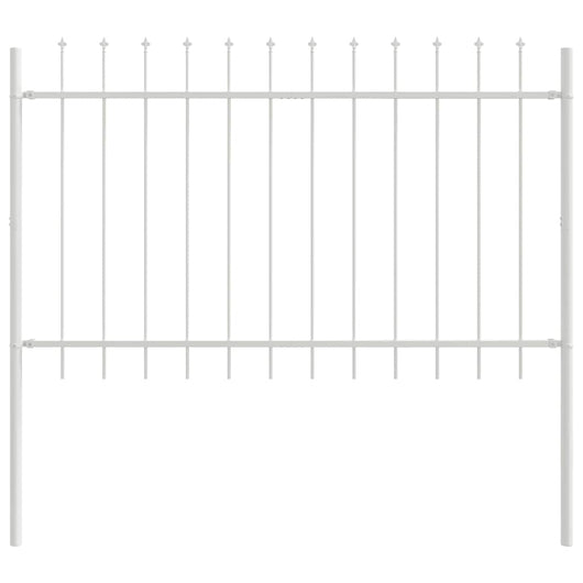 Recinzione per Giardino Bianco 1.7 x 0.8 m 42003879