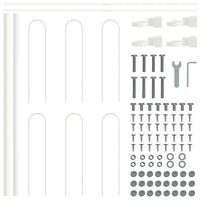 Recinzione per Giardino Bianco 1.7 x 0.6 m 42003883