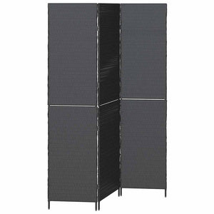 Divider per stanze Nero 146 x 180 cm polyrattan 42003668