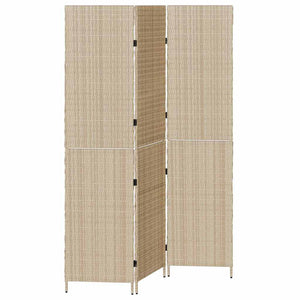 Divider per stanze Beige 147 x 180 cm polyrattan 42003671