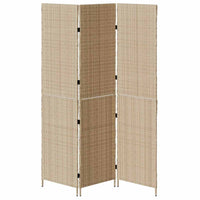 Divider per stanze Beige 147 x 180 cm polyrattan 42003671