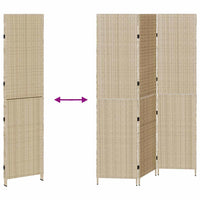 Divider per stanze Beige 147 x 180 cm polyrattan 42003671