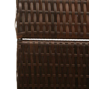Divider per stanze Marrone 195 x 180 cm polyrattan 42003673
