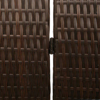 Divider per stanze Marrone 195 x 180 cm polyrattan 42003673
