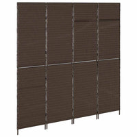 Divider per stanze Marrone 195 x 180 cm polyrattan 42003673