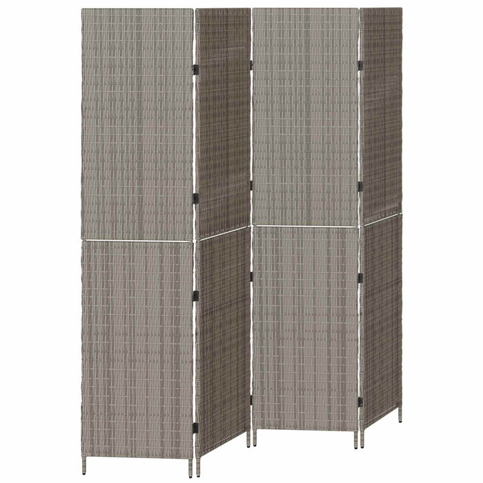 Divider per stanze Grigio 195 x 180 cm polyrattan 42003674